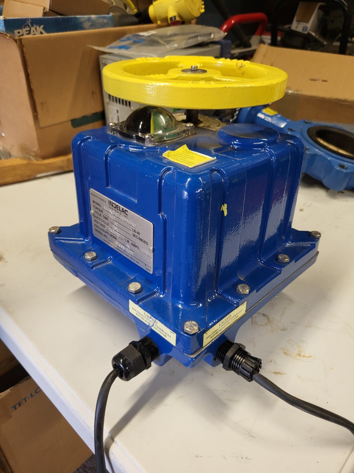 Indelac Controls MH4XCF07-30P2VPAC Actuator, 230VDC 1500 IN LBS