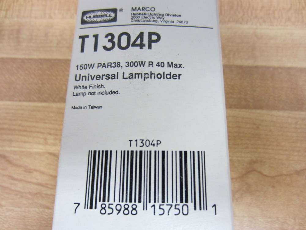 Hubbell T1304P Universal Lampholder Marco
