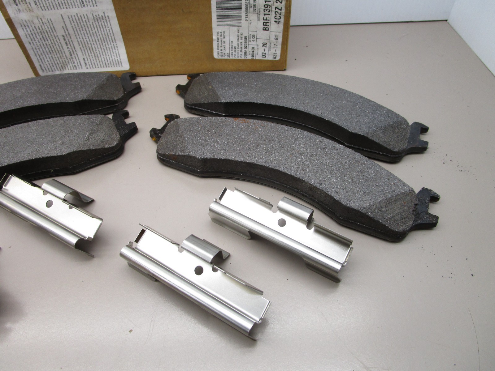 Ford Motorcraft BRF-1391 Brake Pad Set 4C2Z-2001-CA PMI 7033-801EE