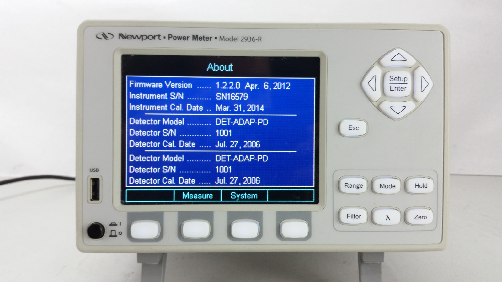 Newport Model 2936-R Dual Channel High Performance Optical Power & Energy Meter