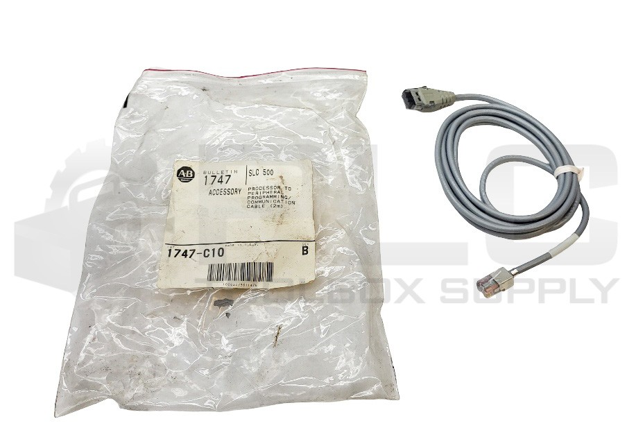 NEW ALLEN BRADLEY 1747-C10 /B COMMUNICATION CABLE 2M