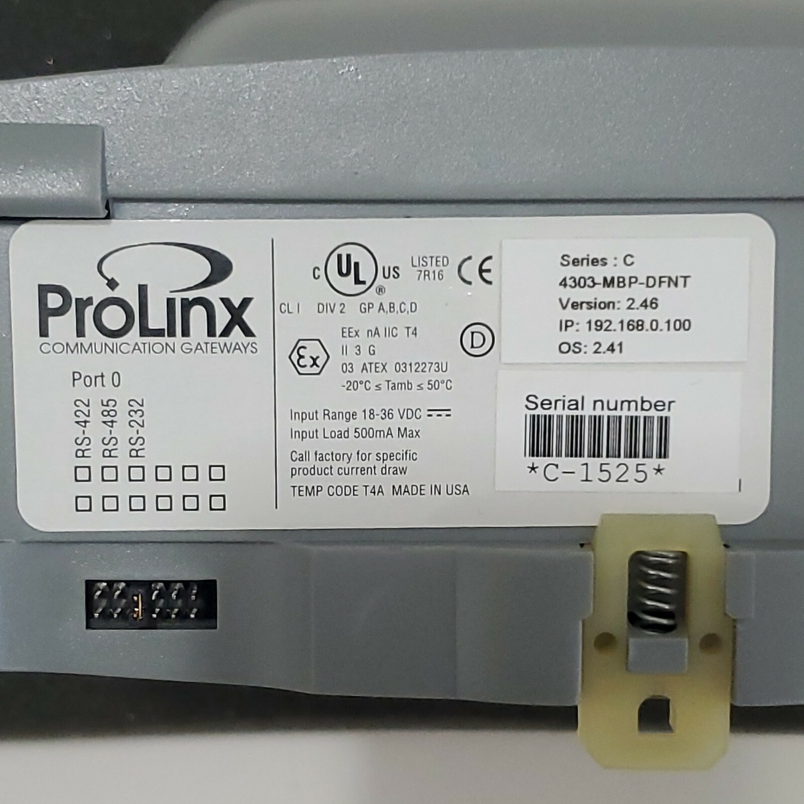 *NEW* Prosoft Technology 4303-MBP-DFNT Prolinx Communications + Warranty!