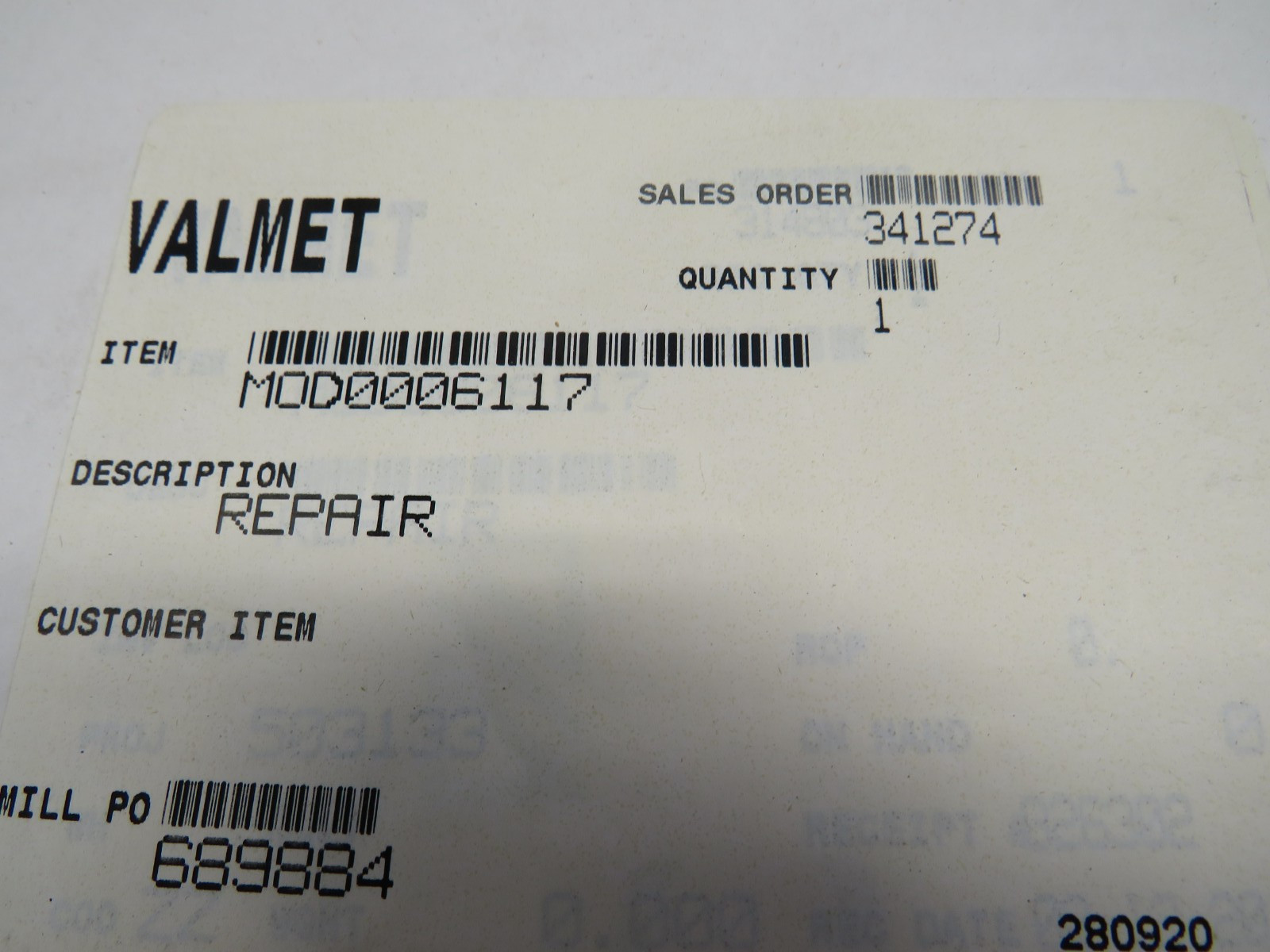 Dametric AB MPM-RM2 Board Valmet VAL0122979-R