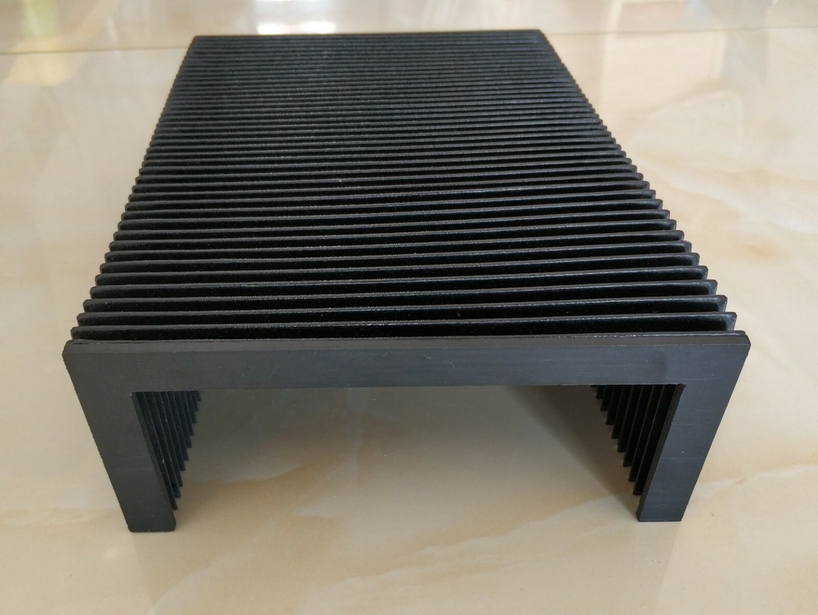 U shaped bellow cover for machine tools, 323mm x 101mm x Lmax 711mm-2 pcs
