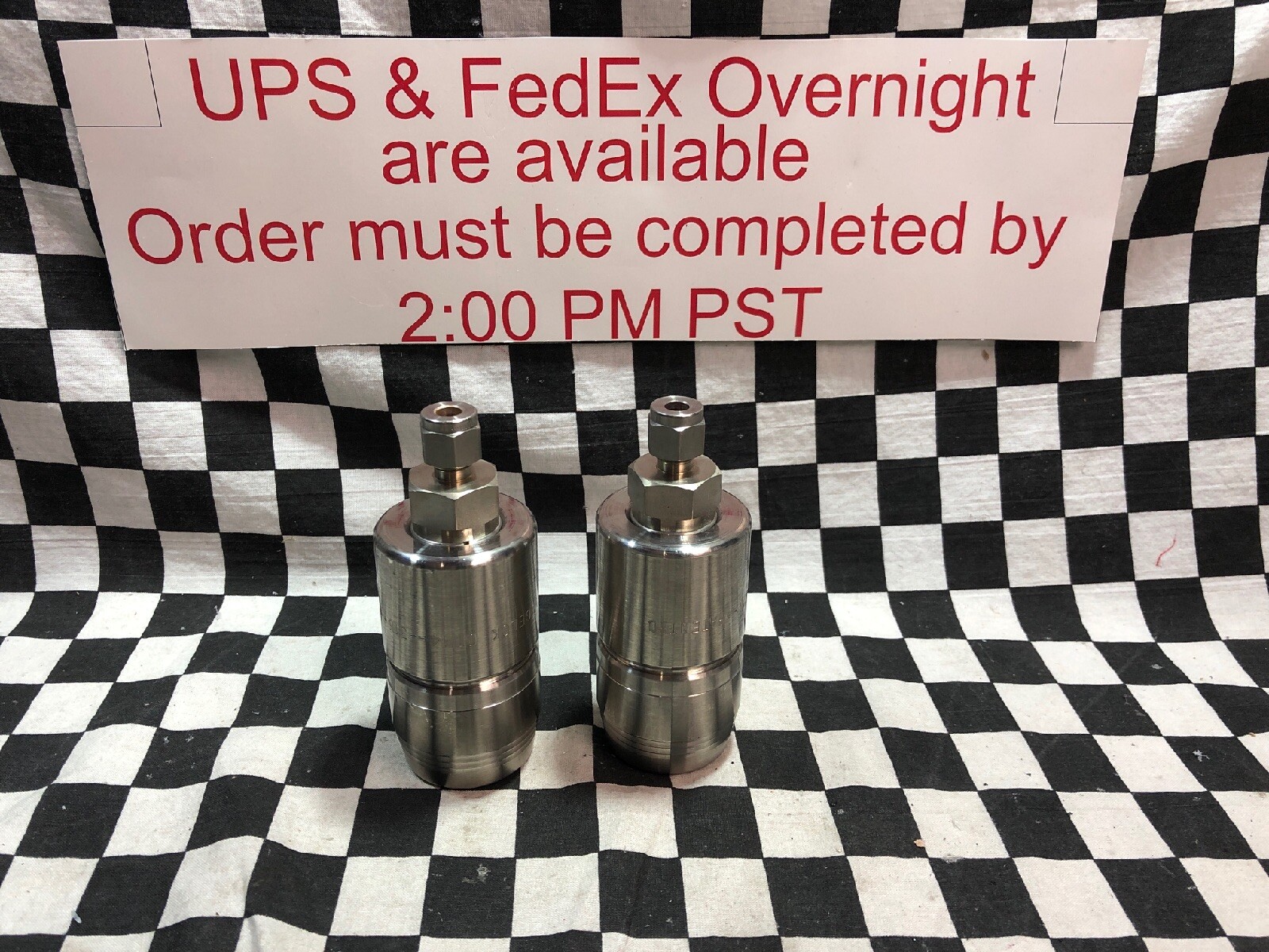 Lot Of 2 SWAGELOK Quick Connect Body, 1/4” COMP, SS-QTM4A-B-400, SHIPSAMEDAY