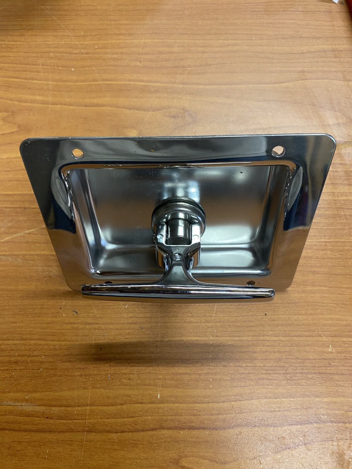 Recessed T-Handle Latch, New, Stainless Steel & Chrome Finish
