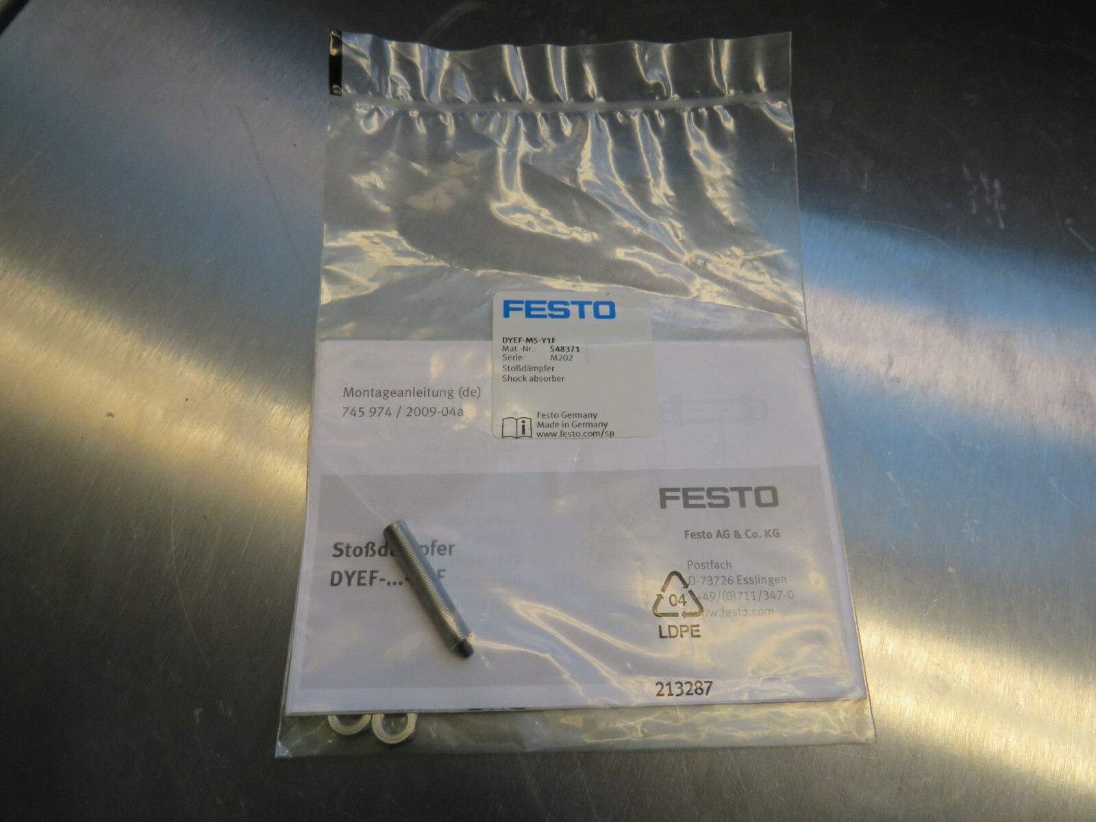 Festo DYEF-M5-Y1F Shock Absorber 548371 (USA SELLER)