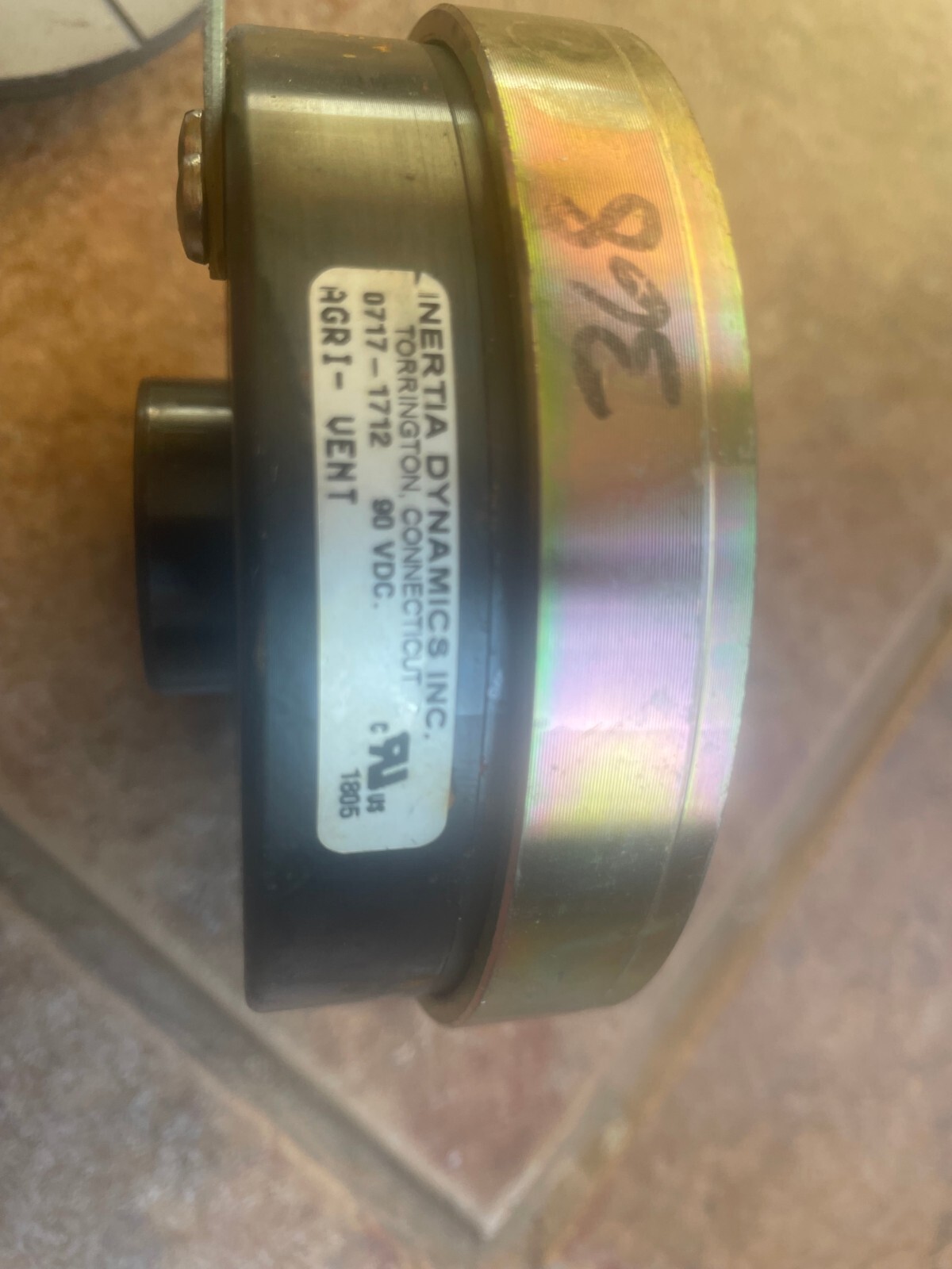 Inertia Dynamics 0717-1712 Clutch Unit Agri-Vent 90 VDC BS-0717-1712