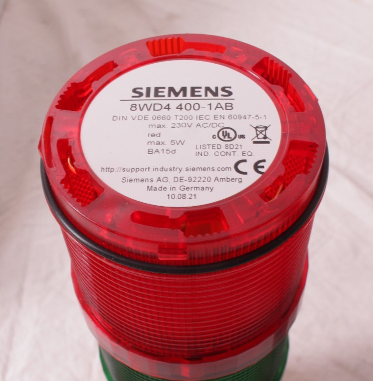 Siemens signaling column, stack lights & horn 8WD4 420-0FA 1AB/1AC/1AF/1AD