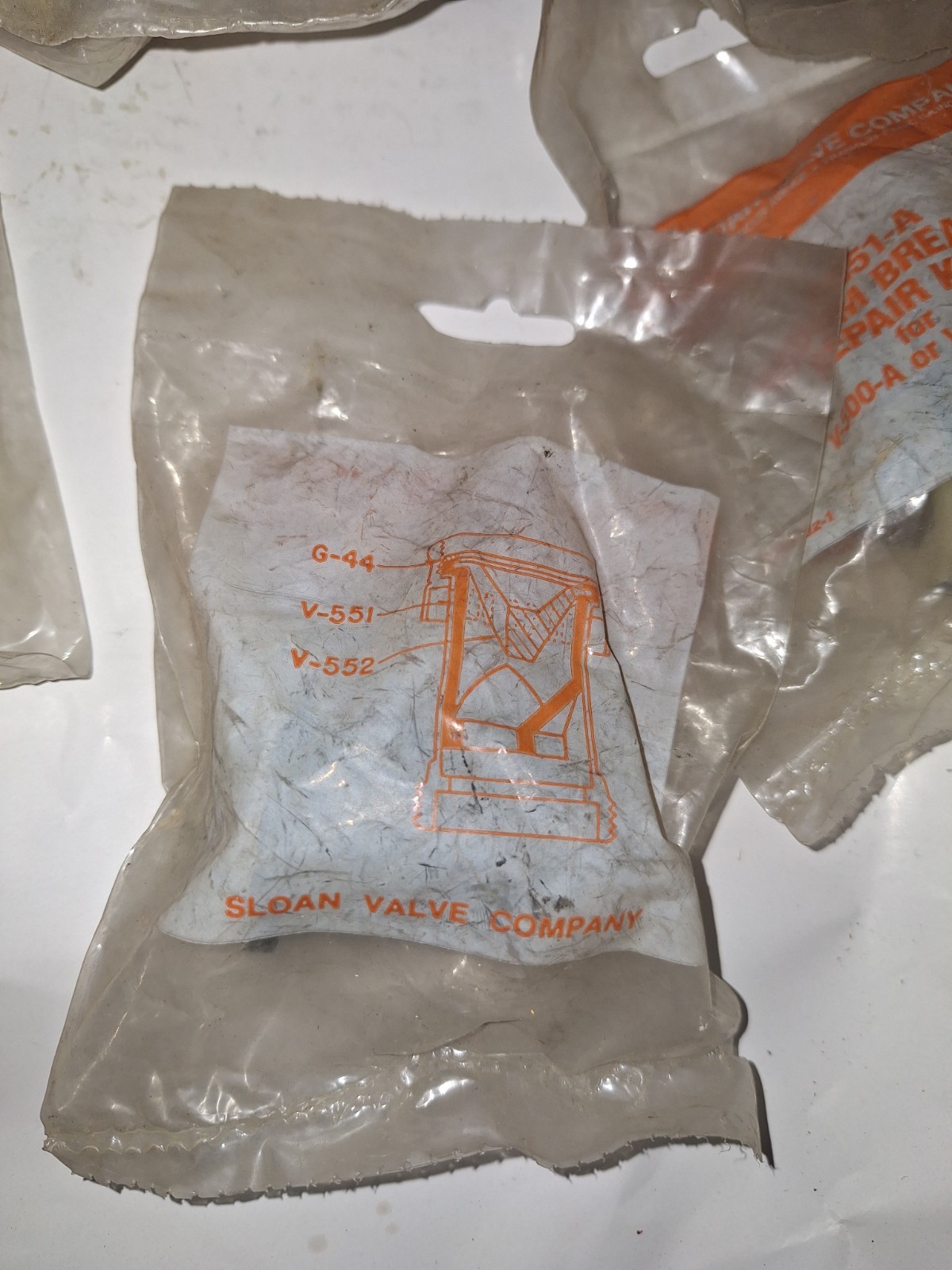 NEW LOT OF 7 SLOAN V-551-A VACUUM BREAKER REPAIR KITS FOR V-500-A OR V-500-AA
