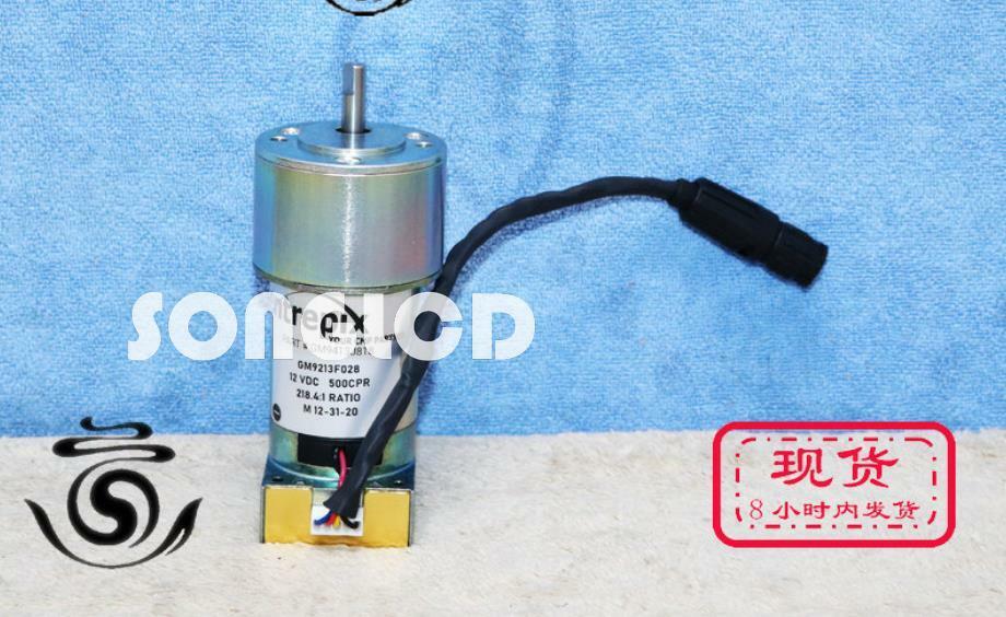 1PCS GM9413J818 GM9213F028 12V 500CPR 218.4:1 90days warranty via DHL or FedEx