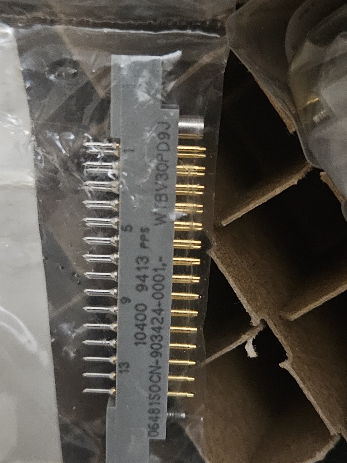 (18) WTBV30PD9J AirBorn 30-pin Straight Connector Plug Through-Hole Lot Of 18