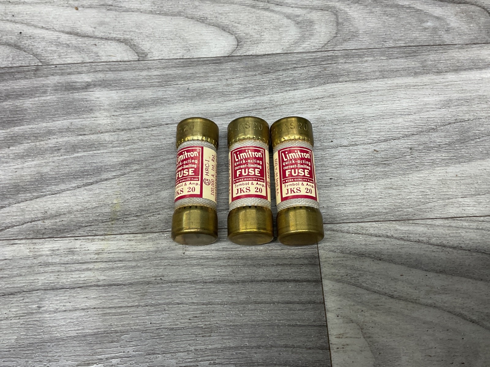 Box Of 3 Bussmann Buss Limitron JKS-20 Fuse 20A 600V CLASS J #14J39