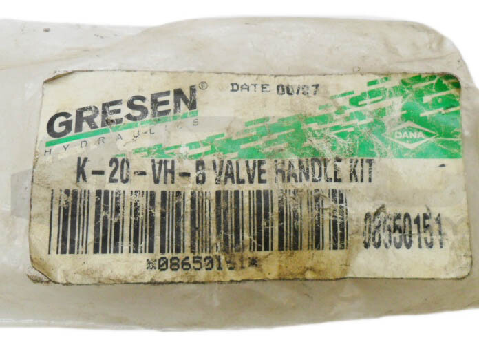 NEW GRESEN K-20-VH-B VALVE HANDLE KIT *READ*