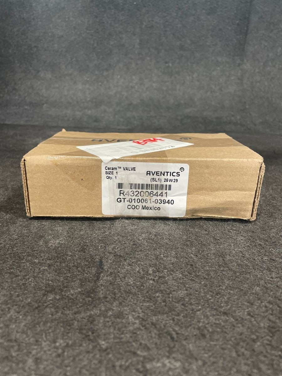 Aventics R432006441 Ceram Solenoid Valve Size 1 24VDC 5/2 Spring Return New NIOB
