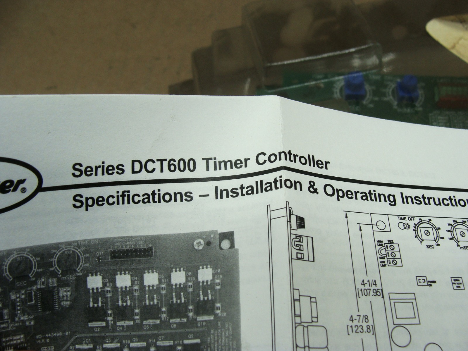 DWYER 22 CHANNEL SEQUENCE CONTROLLER DCT622 05-443482-00 VER 2 85-270V