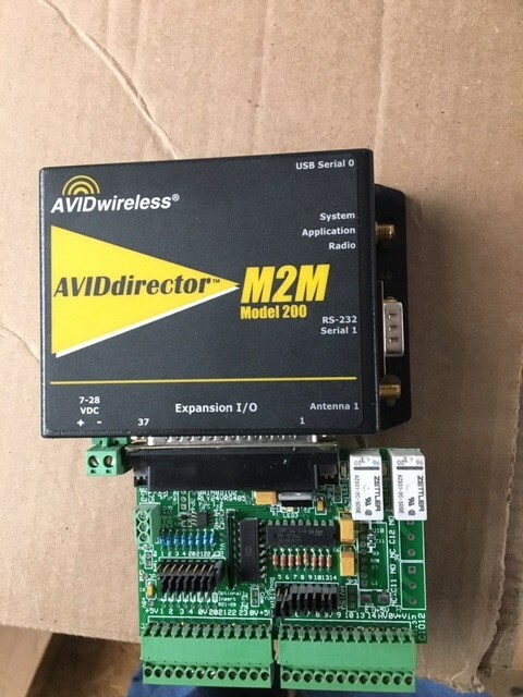 MWAT AVID SMART NODE INPUT/OUTPUT CARD P/N: AD-2007-AN4-2RLY