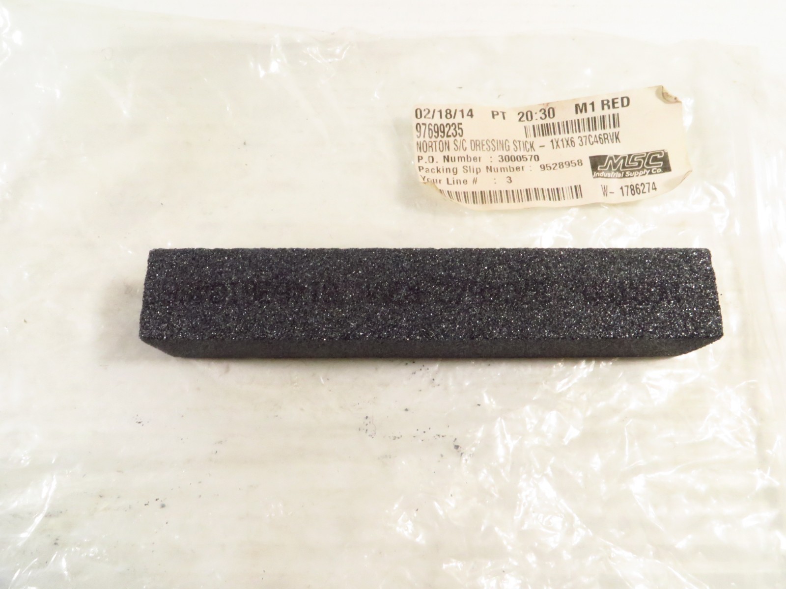 2 Pack NORTON S/C Dressing Stick, 6″x1″x1″, 37C46RVK + 37C150/1-K7V, NEW