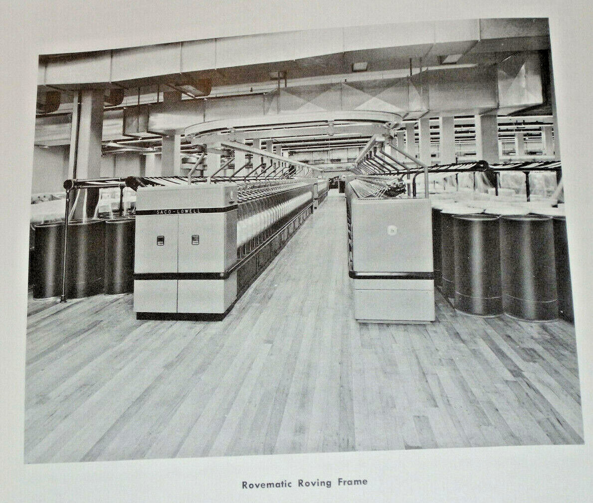 SACO-LOWELL ROVEMATIC INSTRUCTION MANUAL! 1at EDITION! 1964! PICTURES! OPERATION