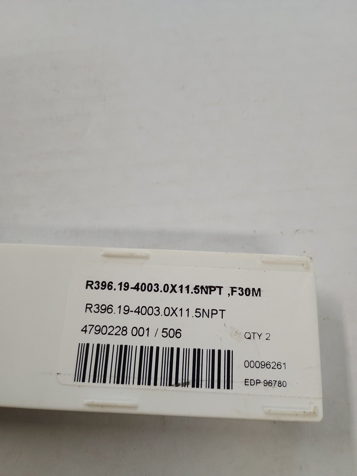 Seco 11.5 TPI Int./Ent. Thread NPT Std. R396. 19-4003.0 x 11.5 NPT Qty 2