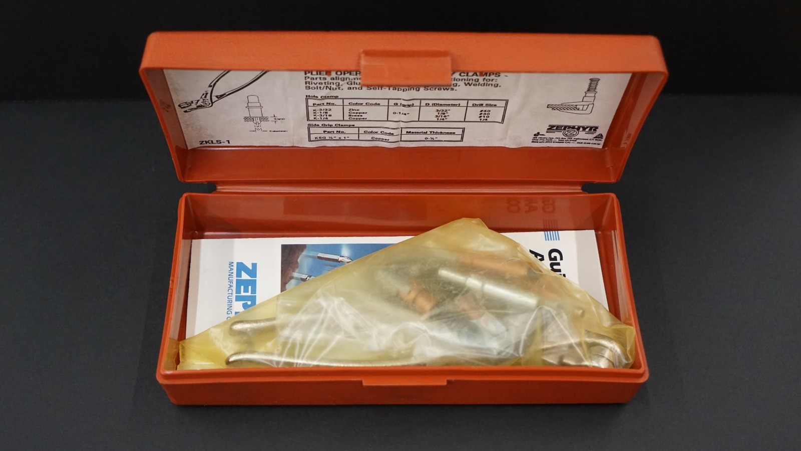 Zephyr ZKLS-1 Kwik-Lok Clamping Set, 7 Pieces
