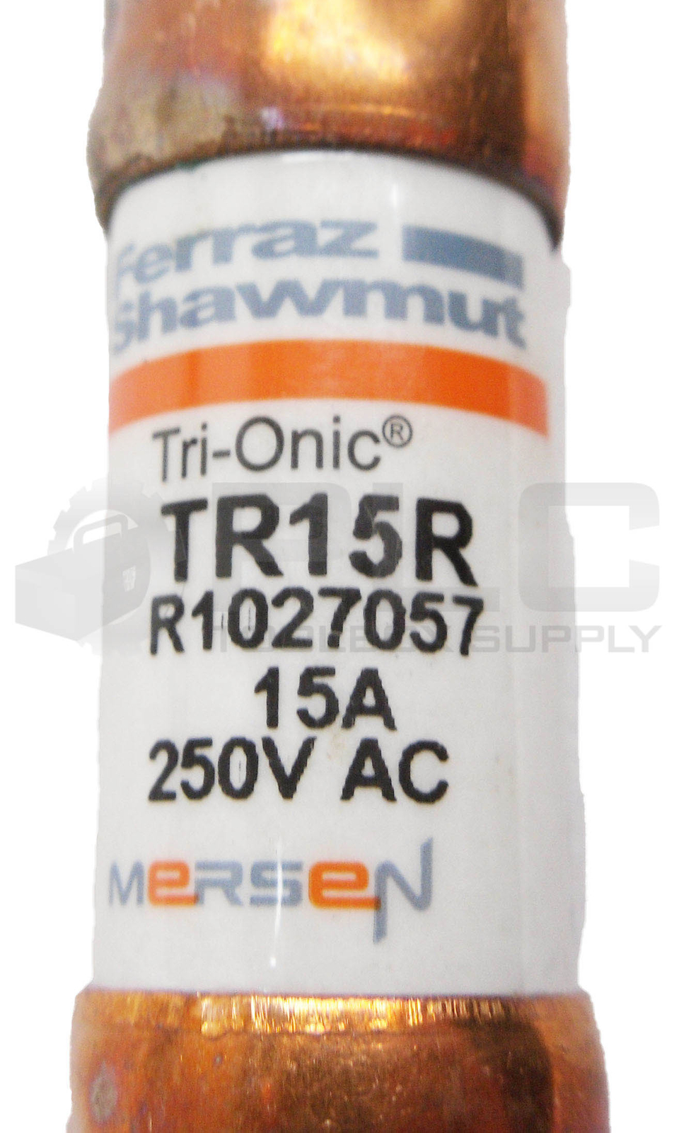 LOT OF 10 NEW MERSEN TR15R DUAL ELEMENT FUSE 15A 250VAC