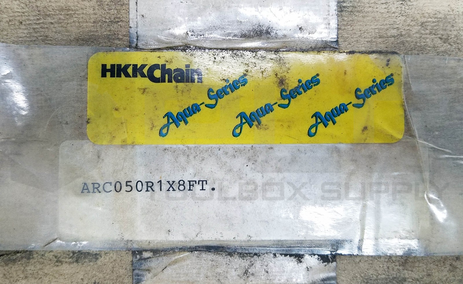 NEW HKK CHAIN ARC050R1X8FT AQUA-SERIES ROLLER CHAIN 8ft