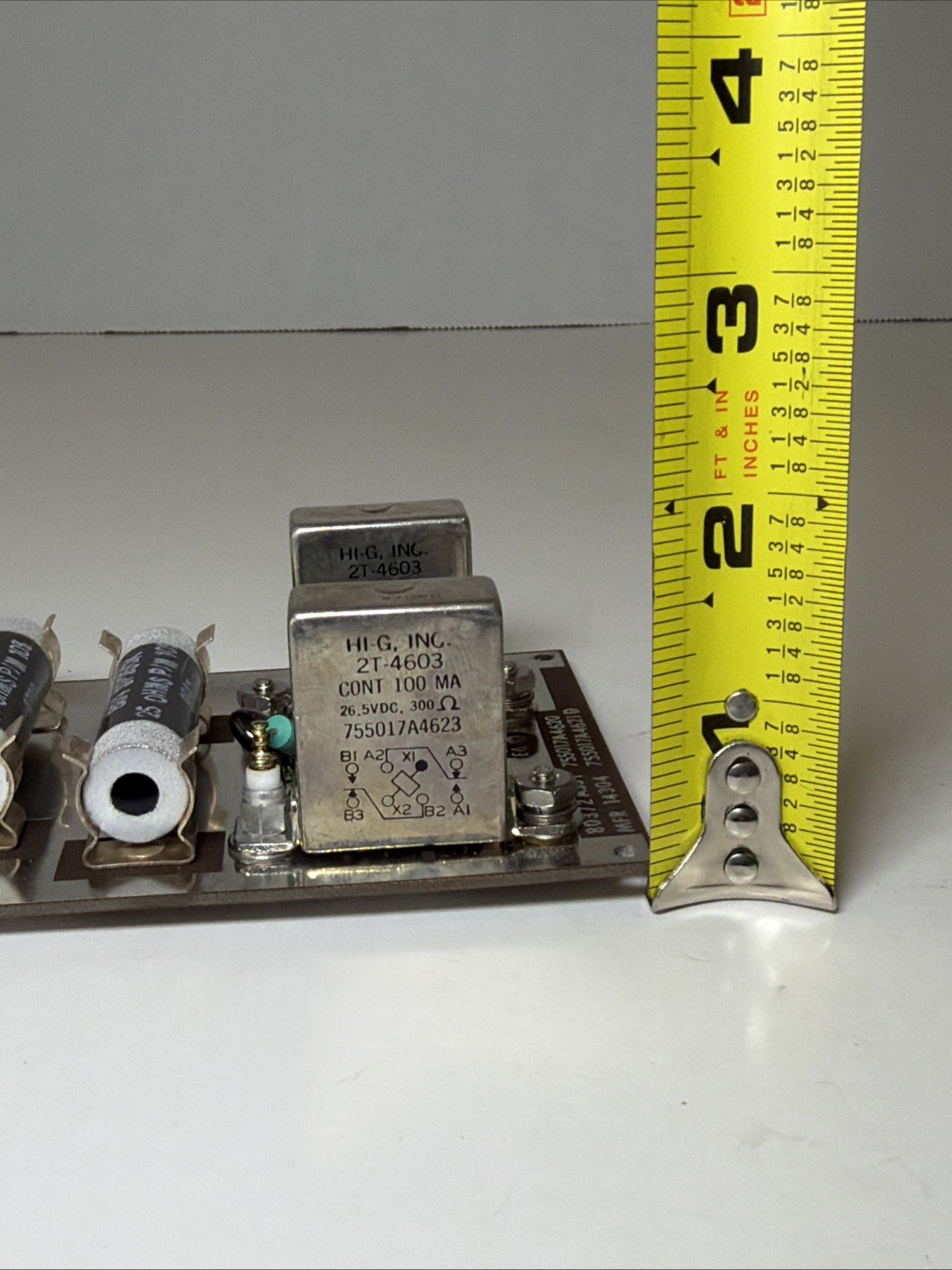 Radio System Circuit Board 80372 ASSY 755017A4620 w/ 2 HI-G RELAYS Mil Surplus!