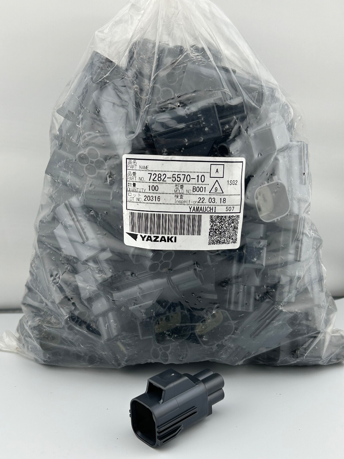 Automotive Connectors 4P CONN yazaki 7282-5570-10 7282557010 QTY 100