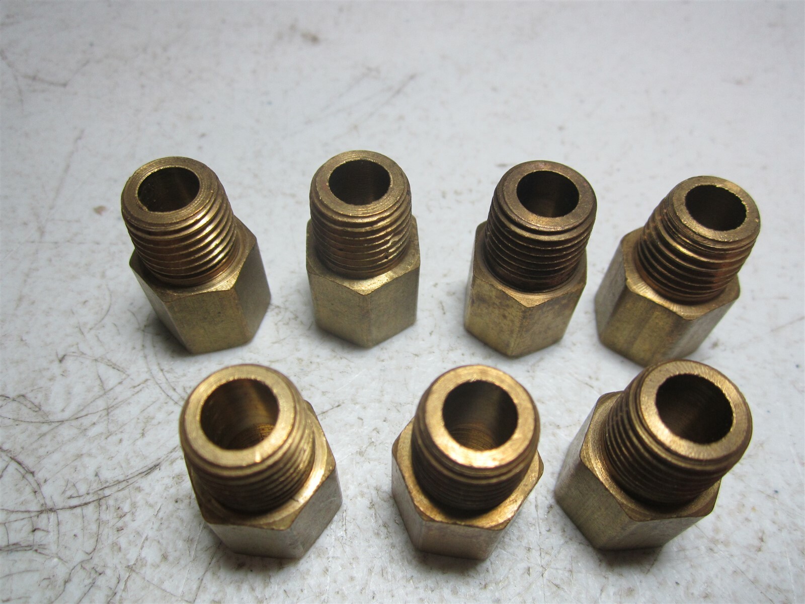 Coilhose Pneumatics (C0404) 1/4″ FPT x 1/4″ MPT Brass Hex Adapter – Pack of 7