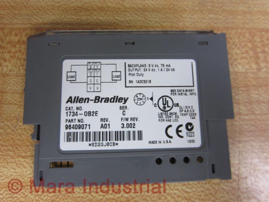 Allen Bradley 1734-OB2E Output Module 1734-0B2E
