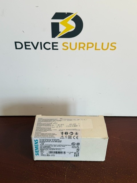 (5) SIEMENS 3SB3403-1PD 3SB34031PD LED 24V AC/DC LAMP LOT OF 5 NEW
