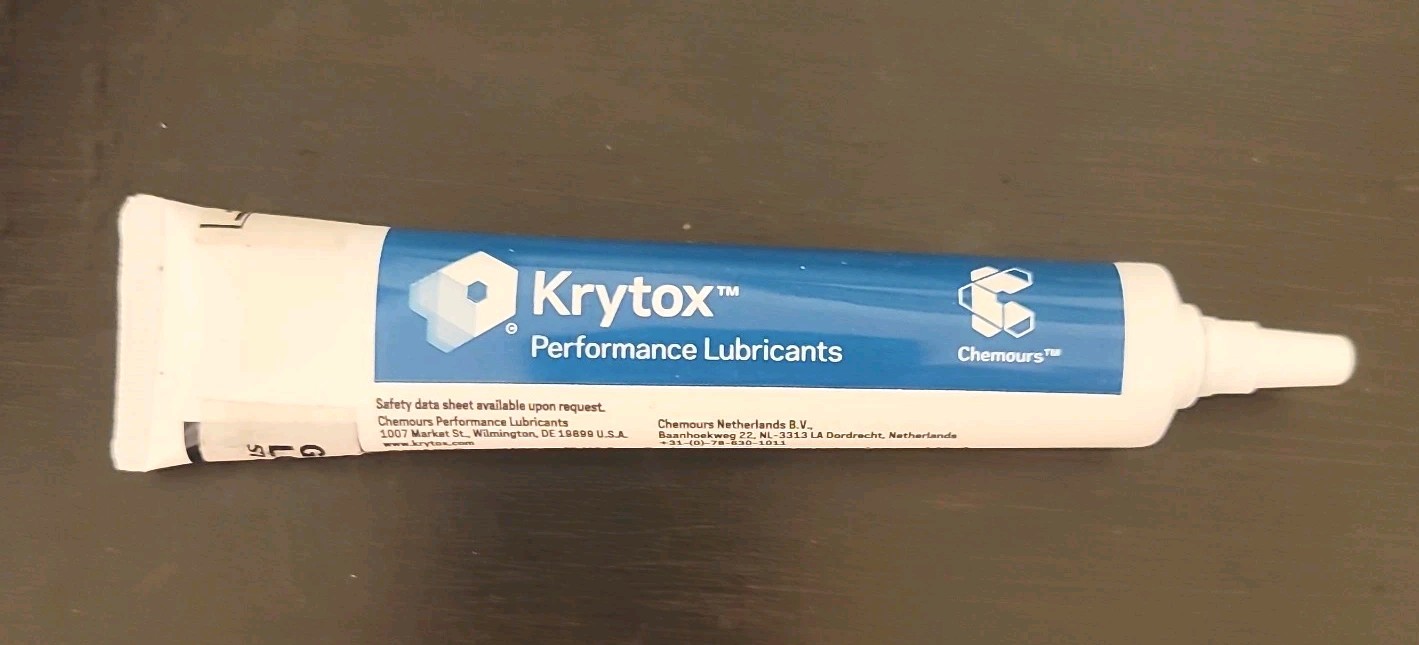 Krytox GPL 202 Grease (2oz) Tube – PFPE/PTFE High Performance Lube Chemours