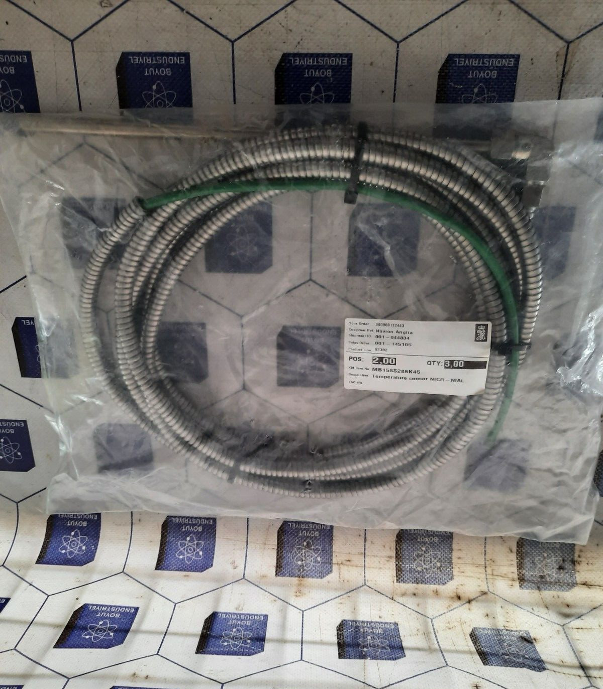 KONGSBERG MB158S286K45 TEMPERATURE SENSOR