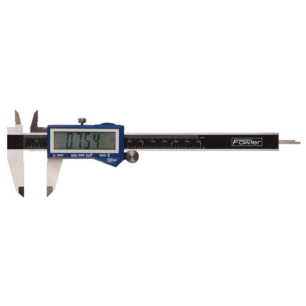 Fowler 54-103-006-0 IP54 Stainless Steel Electronic Caliper: 0″ to 6 inch Range