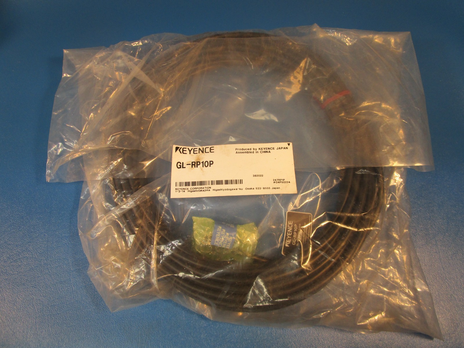 Keyence GL-RP10P, Main Unit Connection Cable, GLR Series 10M Cable