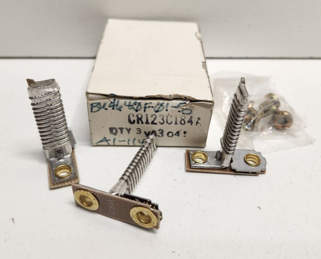 SET OF 3 NEW IN BOX! GE GENERAL ELECTRIC OVERLOAD HEATING ELEMENTS CR123C184A