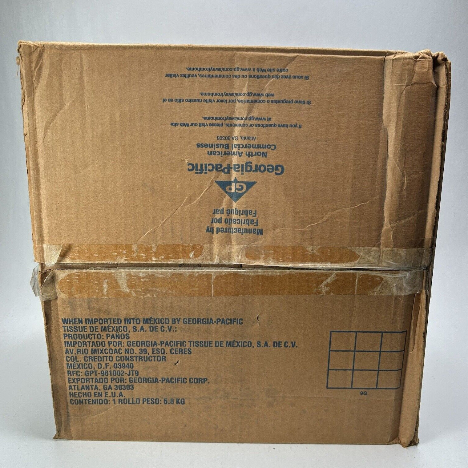 TuffMate 25060 Heavy Duty Perforated Shop Towels 1 Roll/800 NOS Georgia-Pacific