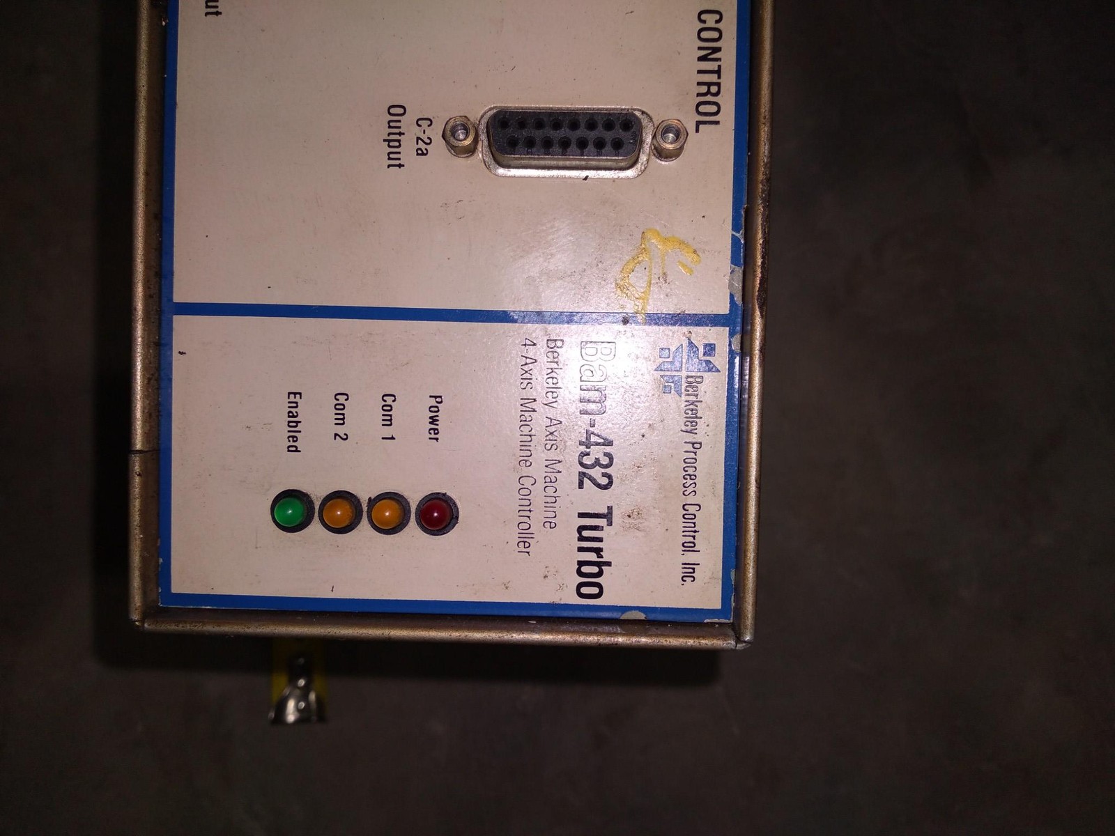 BERKELEY PROCESS CONTROL BAM-432 TURBO BERKELEY AXIS MACHINE 4-AXIS MACHINE