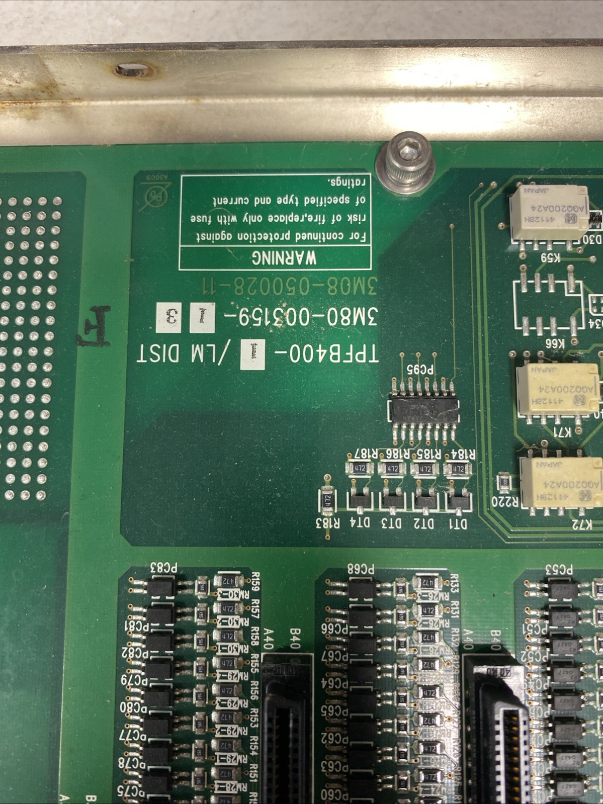 TEL Tokyo Electron TPFB400-1/LM DIST BOARD 5880-000057-V1 / 3M08-050028-11