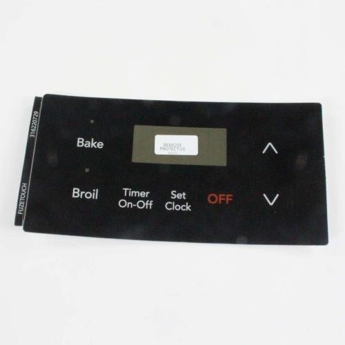 Electrolux 316220729 Overlay Clock Black 1/2″ Plastic Clock Face