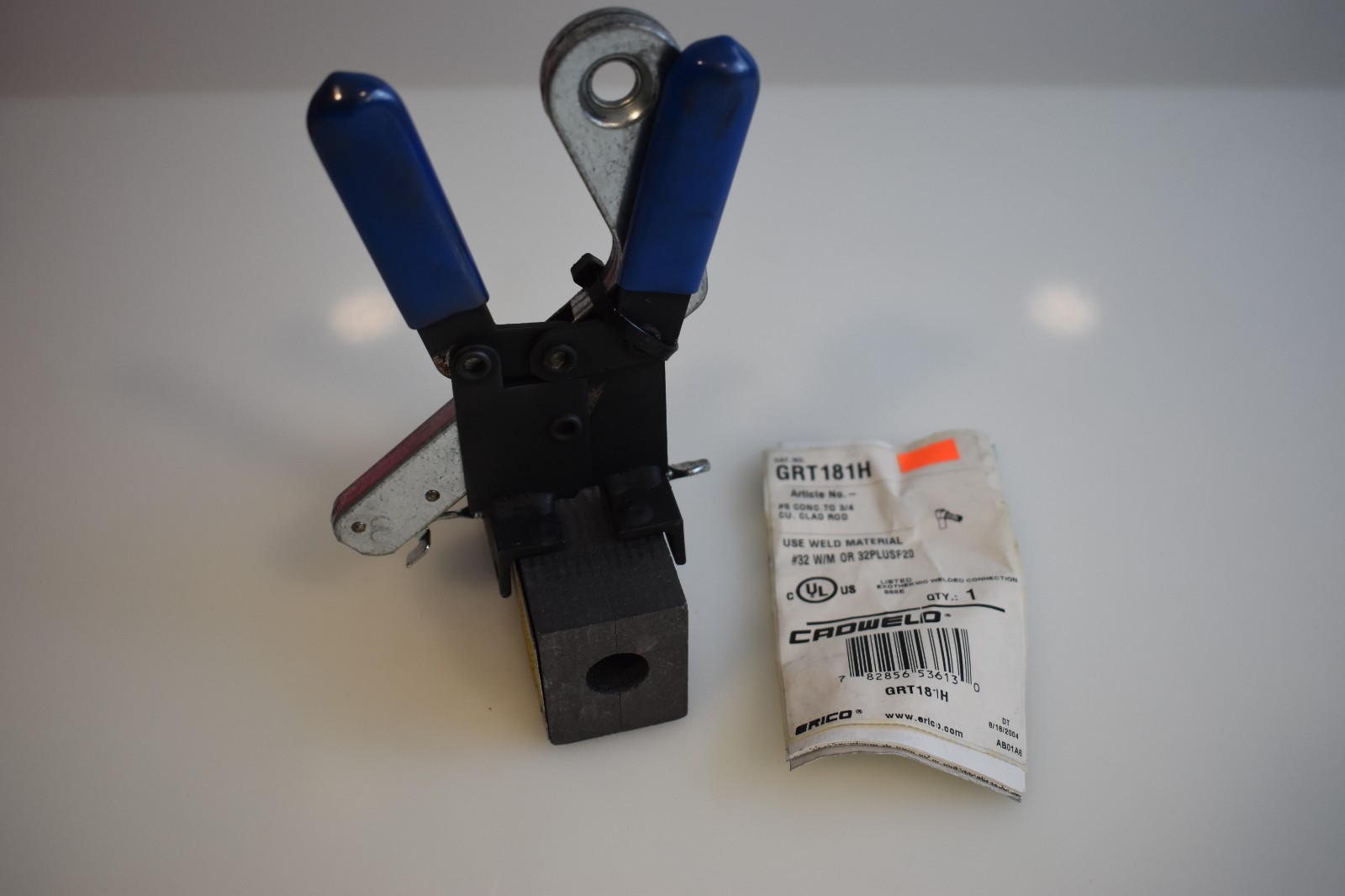 Cadweld Tools Mold Handle Clamp P/NB399A w/ Instructions