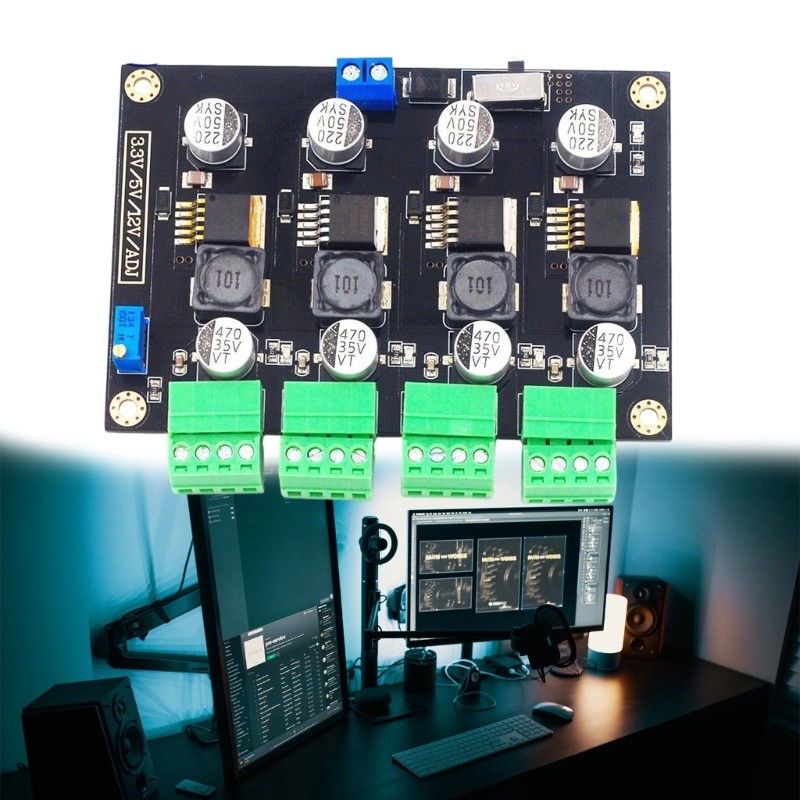 LM2596 Switching Power Supply 3.3V/5V/12V/ADJ Adjustable Voltages Power Module