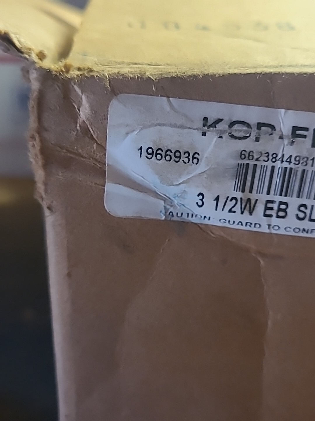 KOP-FLEX ..1966936…………………….3-1/2W EB SLEEVE..NOS..SEE PHOTOS