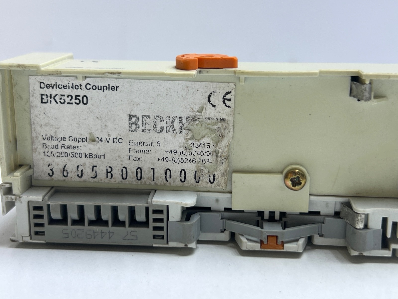 Beckhoff DeviceNet “Compact” Bus Coupler BK5250