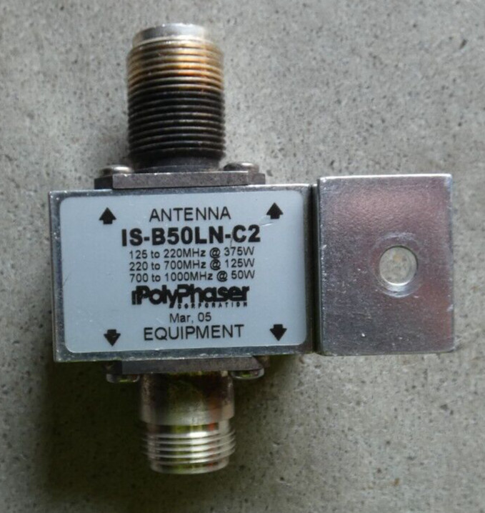 Used PolyPhaser IS-B50LN-C2 Type N Female / Type N Female