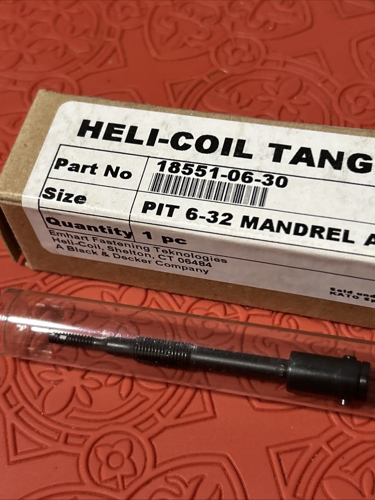 HELI-COIL #6-32 Thread Size UNC Mandrel Insert Power Installation Tool (Q23)