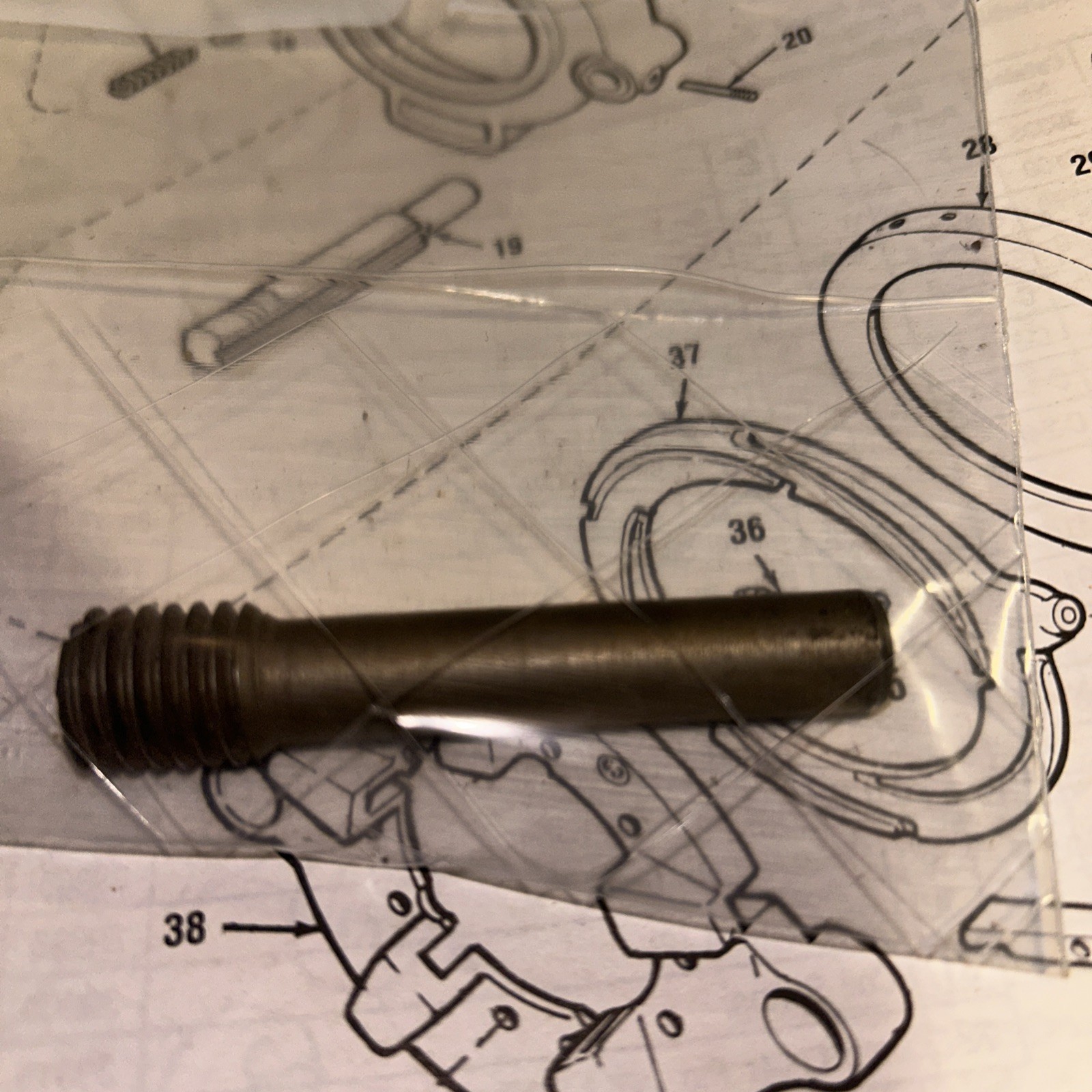 (NEW) RIDGID 39650 E-1996 E1996 Guide Post Screw