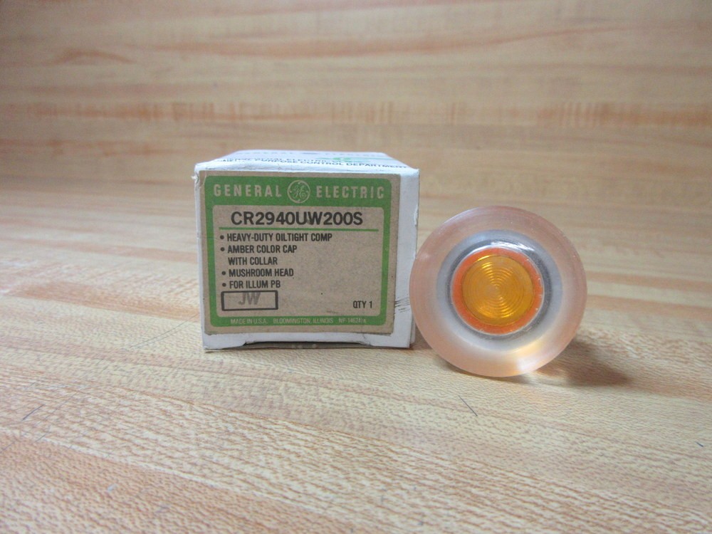 General Electric CR2940UW200S GE Push Button Cap Amber