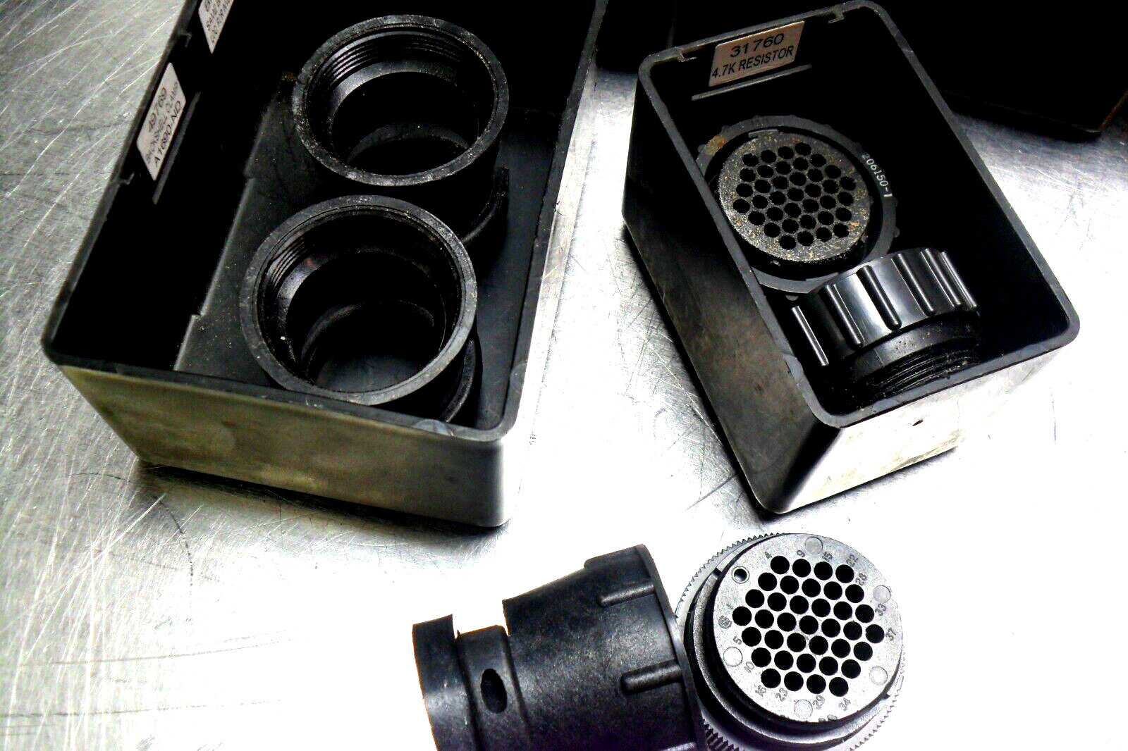 LOT SALE, Cable Clamps, Receptacle, Shell Clamps, Connector Plug, All you see.